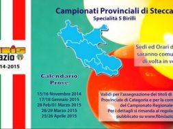 Campionati Provinciali 2014/2015